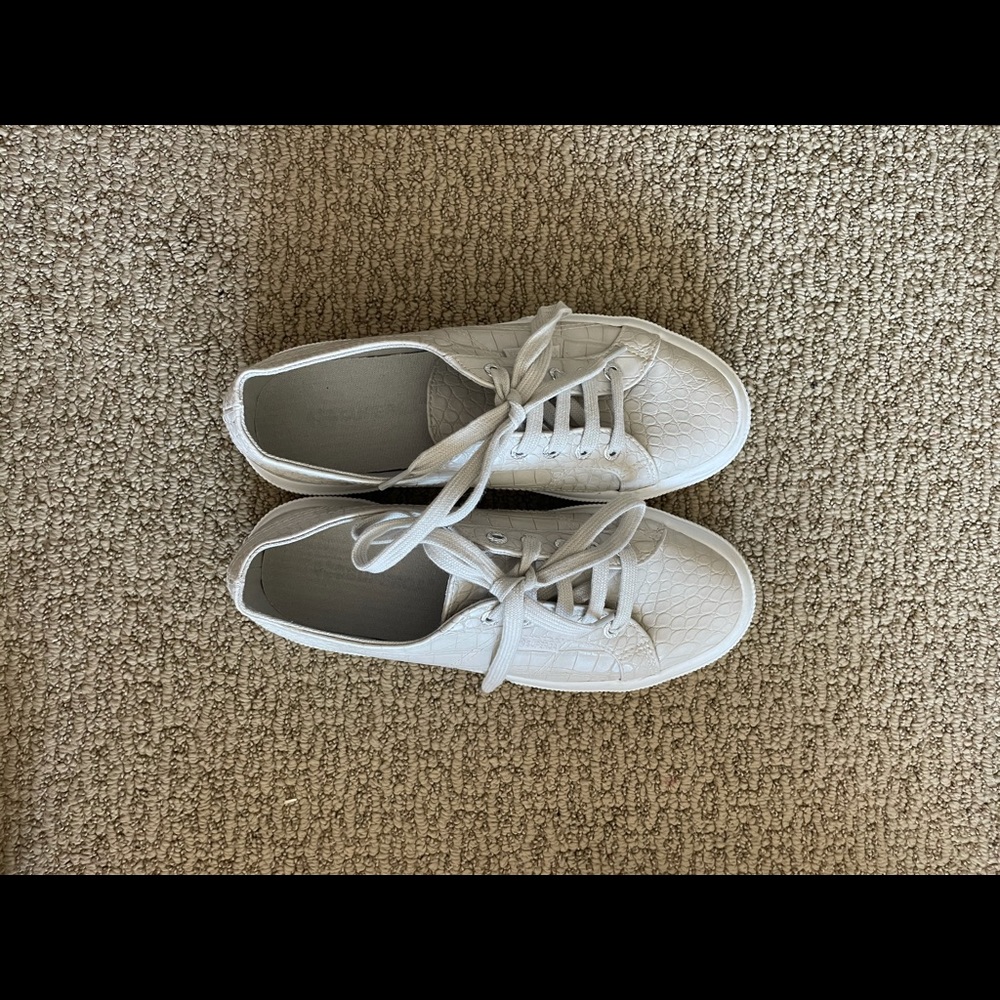 Superga synth crocodile sneaker